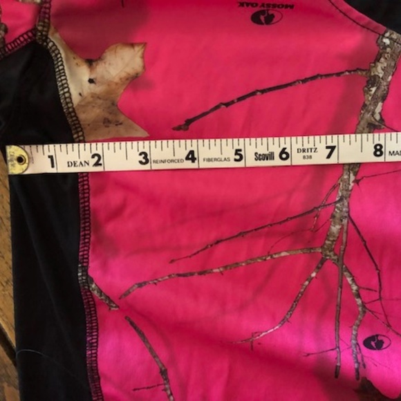 Women's Tall Woods Element Mossy Oak Pink Camo Top XL - Picture 8 of 13